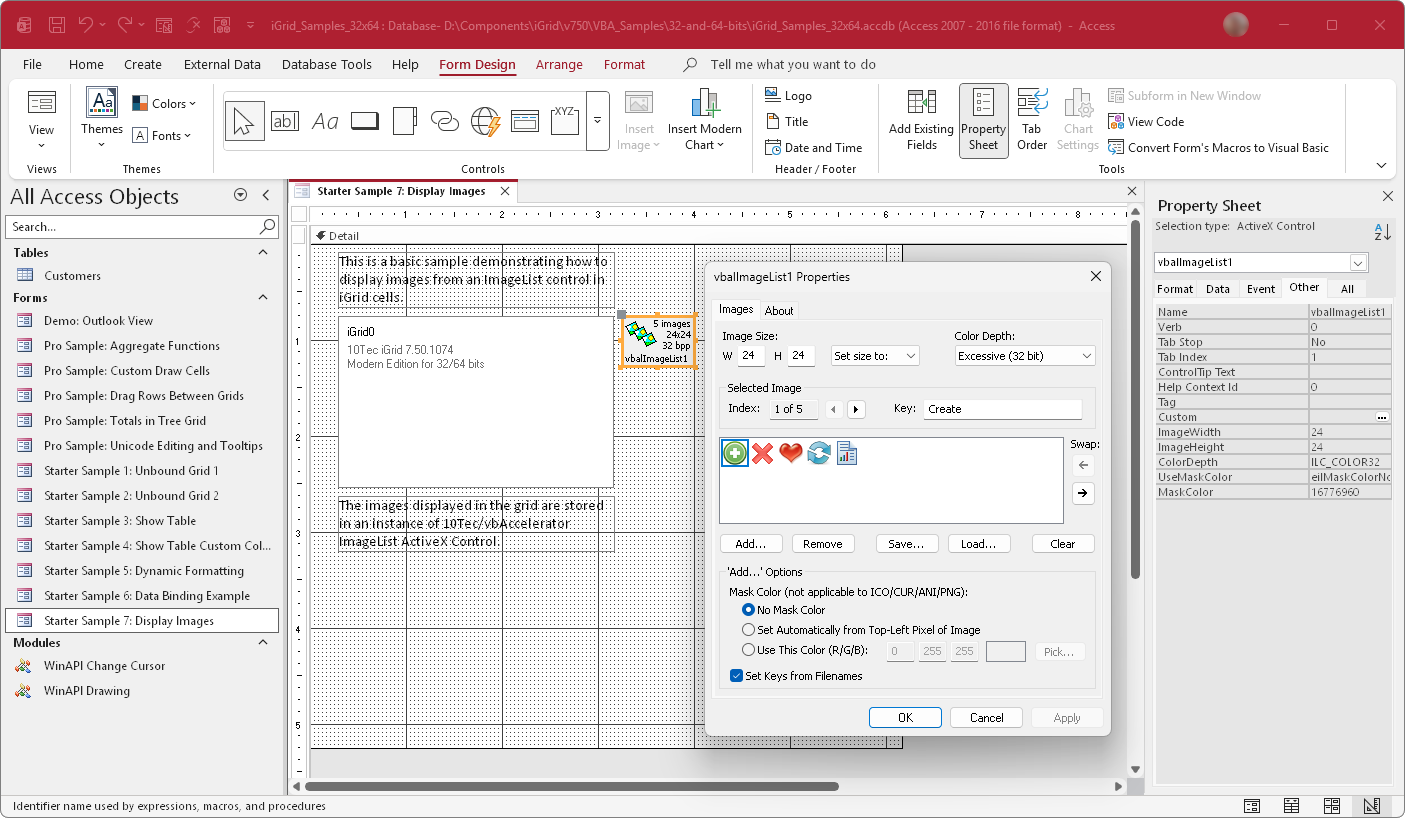 10Tec ImageList as VBA ImageList control alternative